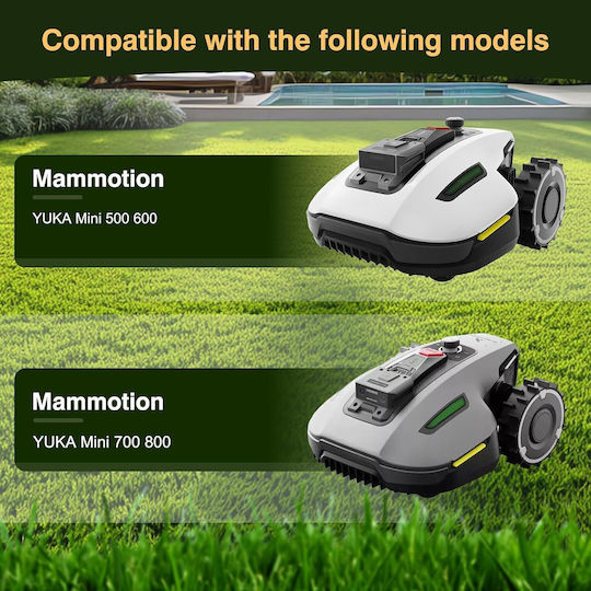Disc De Tăiere Pentru Motocoasă Compatibil Mammotion Yuka Mini 7 Lame Din Titan Din Nailon Pa6 Întărit Cu Fibră De Sticlă Inserții Din Oțel Inoxidabil Include 7 Șuruburi Șaibe Robot De Tuns Iarbă Yuka Mini 500 600 700 800