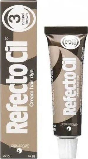 RefectoCil Vopsea Henna Pentru Sprâncene 3 Castaniu 15ml