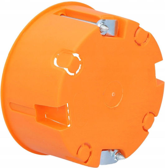 Simet Simet Anschlussdosen Verzweigung für Gipskarton IP30 in Orange Farbe 25Stücke