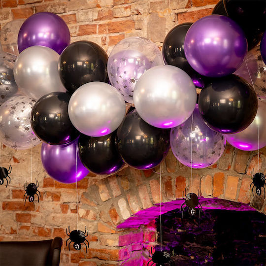 Zusammensetzung mit 37 Halloween Luftballons Orangen