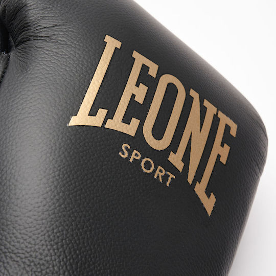 Leone 1947 Боксови Ръкавици Кожени За Състезание Черни