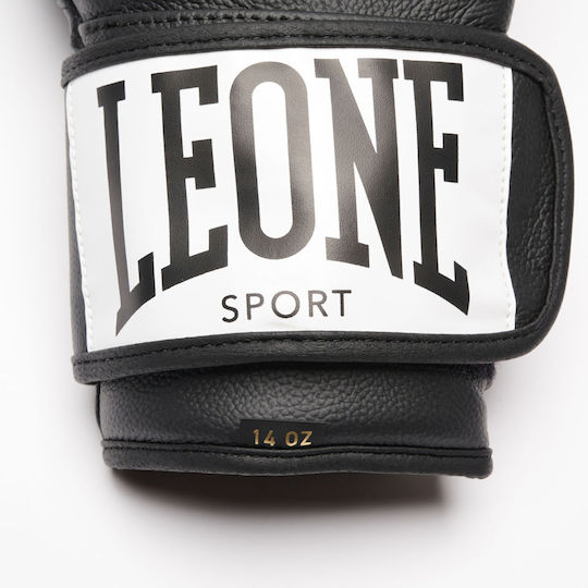 Leone 1947 Боксови Ръкавици Кожени За Състезание Черни