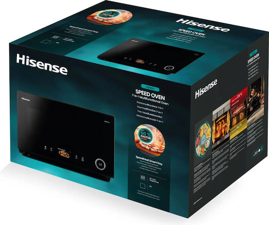 Hisense Микровълнова фурна с Грил 28л Черен