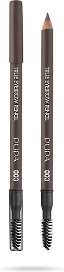 Pupa True Eyebrow Total Fill Creion Impermeabil Pentru Sprâncene 003 Castaniu Închis 1.08gr