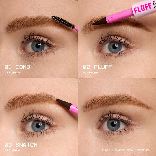 NYX Professional Makeup Fluff & Snatch Μολύβι για Φρύδια #07-espresso 1gr