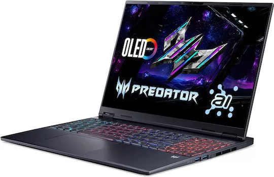 Acer Predator Helios Neo 16S AI 16" IPS OLED QHD+ 240Hz (Ultra 9-275HX/32GB/250GB SSD/GeForce RTX 5070/W11 Pro) Abyssal Black (US Keyboard)