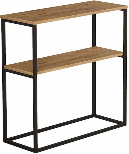 Console Table from Wood & Metal Natural W91xD35xH35cm