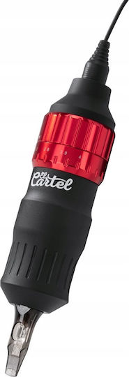 Activeshop El Cartel Wireless Tattoo Machine Black Red