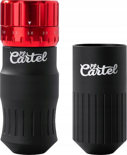 Activeshop El Cartel Wireless Tattoo Machine Black Red