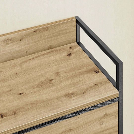 Συρταριέρα Κρεβατοκάμαρας Ξύλινη Artisan 88x40x85εκ.