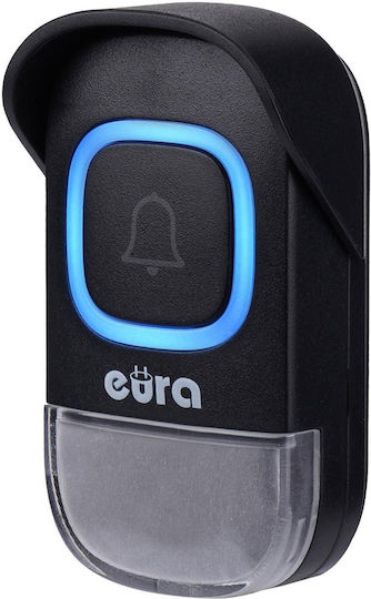Eura Wireless Door Bell Black