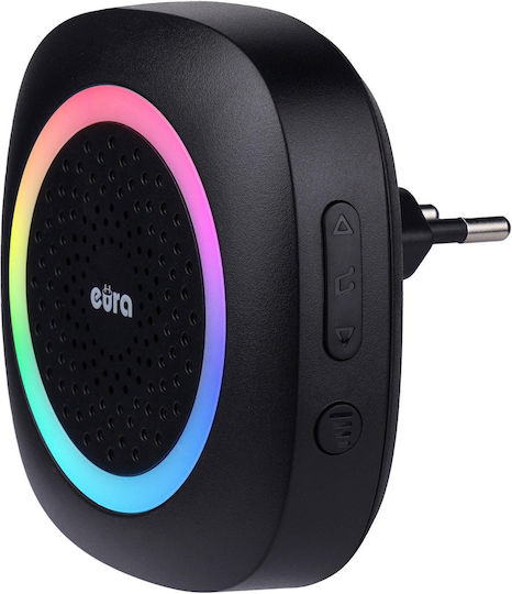 Eura Wireless Door Bell Black