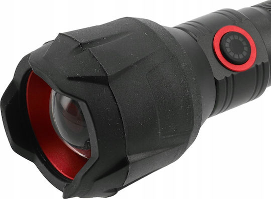 Yato Flashlight Rechargeable Flashlight 1000lm Rubberized Usb-c