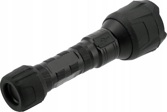 Yato Flashlight Rechargeable Flashlight 1000lm Rubberized Usb-c