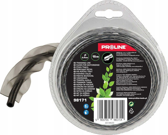 Pro-line Linie de tăiere răsucită pătrată ranforsată 2.4mm X 15m Proline