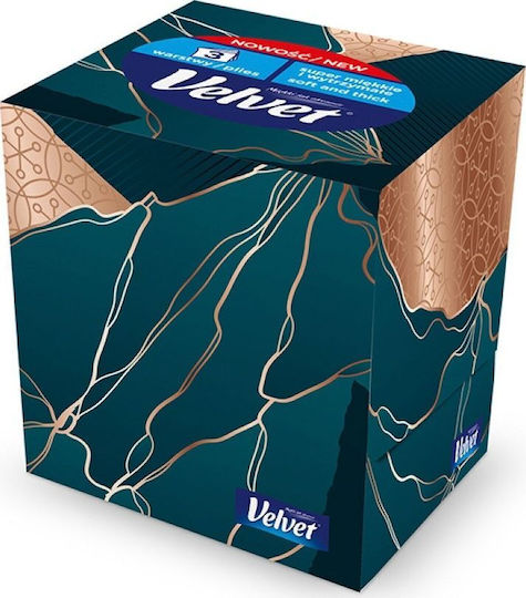 Velvet Wepa Gesicht Papiertaschentücher 3 Lagen 60 Packungen