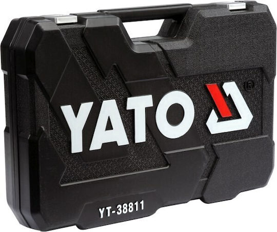 Yato Werkzeugkoffer mit 150 Werkzeugen