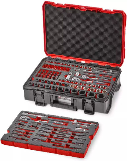 Einhell Куфарче с 121 инструмента
