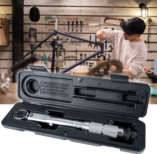 Drehmomentschlüssel Antriebsgröße 1/4" Römische 5-25 Nm mit Gesamtlänge 27.5cm