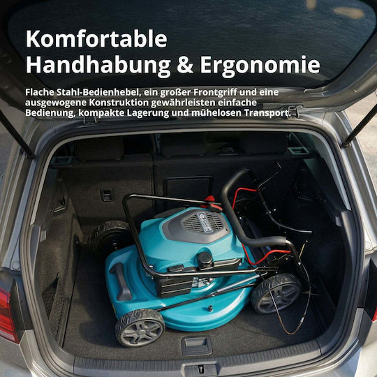 Könner & Söhnen Selbstfahrender Benzin-Rasenmäher 6hp/224cc