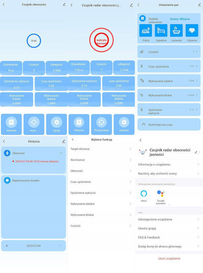 С кабел Wi-Fi / RF Сензор за движение 120°