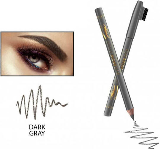 Revers Cosmetics Eyebrow Stylist Pencil Waterproof Eyebrow Pencil for Dark Grey 1.2g