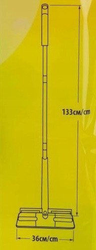 Teleskopisches Verschiedenes Reinigungszubehör 15x35cm WMC-3H Blau