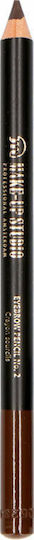 Make-up Studio Eyebrow Pencil Μολύβι για Φρύδια No 2 1gr