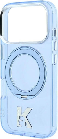 Karl Lagerfeld Iml Ring Stand 360 Kameo Metal Magsafe iPhone 18 Pro Max 17 Pro Max Blue