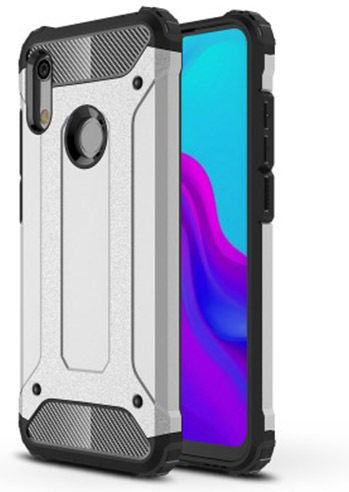 Tough Armor Back Cover Plastic Silver (Huawei Y6s)