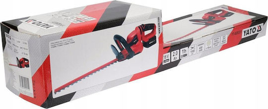 Yato YT-828331 Battery Hedge Trimmer 18V 1x2Ah with Blade Length 45cm