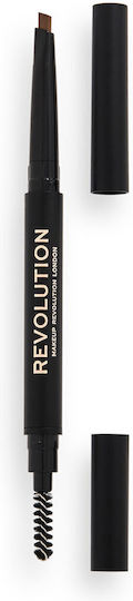 Revolution Beauty Дуо Молив За Вежди В Кафяв Оттенък 0.25гр