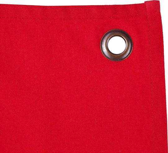 Atmosphera Küchentuch aus 100% Baumwolle in Roter Farbe 45cm 2Stücke