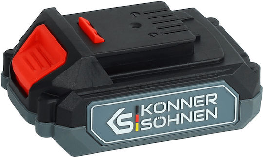 Könner & Söhnen Battery Pruning Chainsaw 1x2Ah Brushless 20V 1.45kg with 20.32cm Blade