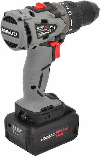 Hoozar AW06011 Акумулаторен безчетков винтоверт 18V 2x4Ah