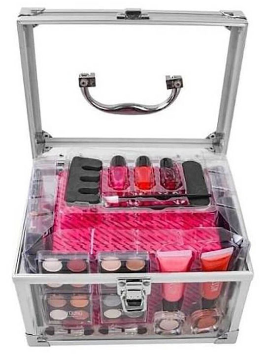 Factory Suitcase Cosmetic Box for Face, Eyes & Lips