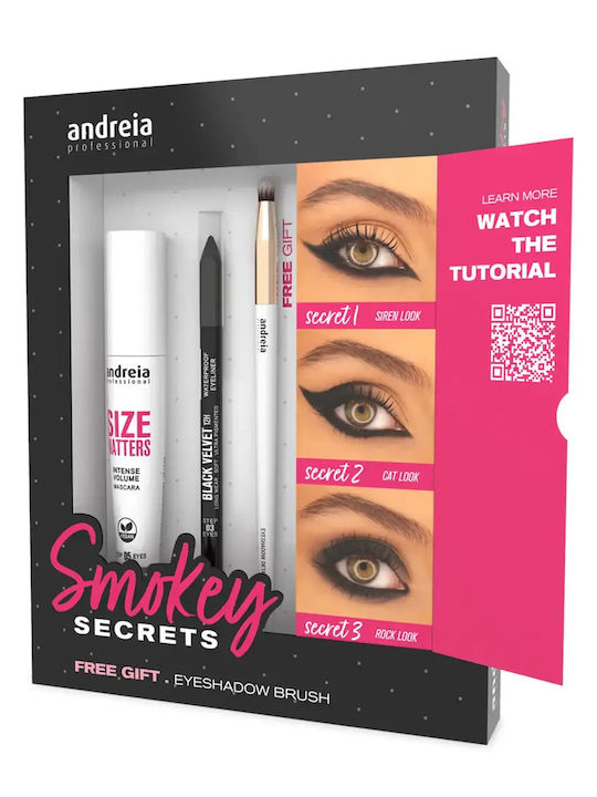 Andreia Professional Smokey Secrets Σετ Μακιγιάζ για τα Μάτια 3τμχ