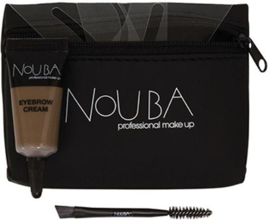 Nouba Brow Improver Σετ Μακιγιάζ για τα Φρύδια με Νεσεσέρ 3τμχ