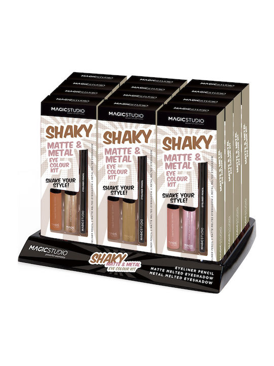 Magic Studio Shaky Кутия за грим за лицето Очи Shaky Eye Color Case 3бр Magic Studio Shaky Кутия за грим за лицето Очи Shaky Eye Color Case 3бр