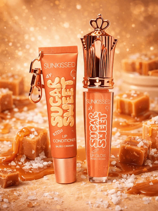 Sugar Sweet Lip Duo Salted Caramel Scent Lip Gloss & Lip Conditioner Set Su31928