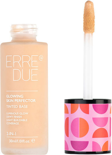 Erre Due Glowing Skin Perfector Grundierung Dewy Petal 30ml