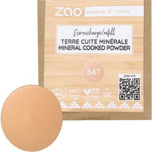 Zao Organic Makeup Powder 347 Natural Glow 15gr