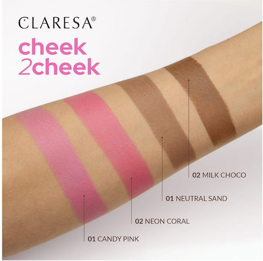Cheek 2 Cheek Stick Nr 01 Nuanță Sand Neutral 6gr