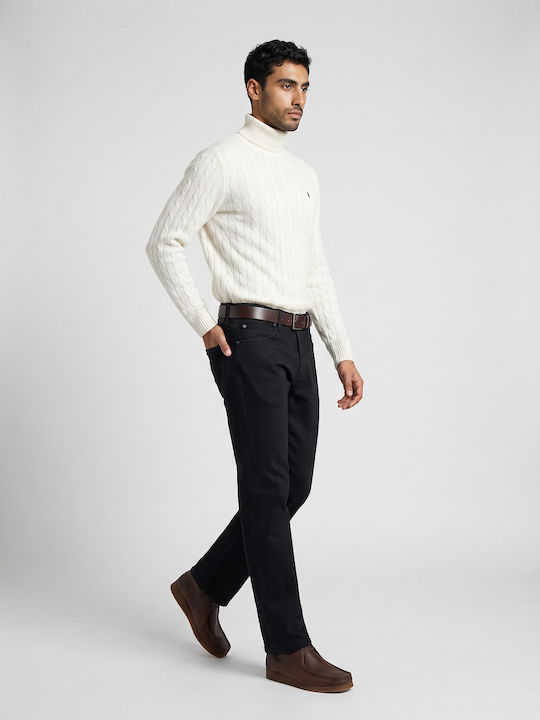 Western Herren Jeanshosen Schwarz