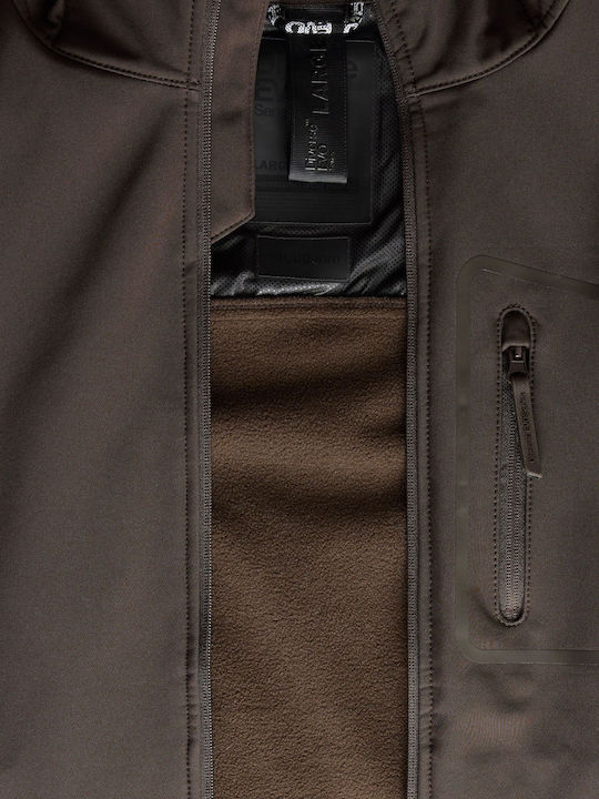 Evo Chisso 265 Χειμωνιάτικο Μπουφάν Softshell Αδιάβροχο και Αντιανεμικό Καφέ