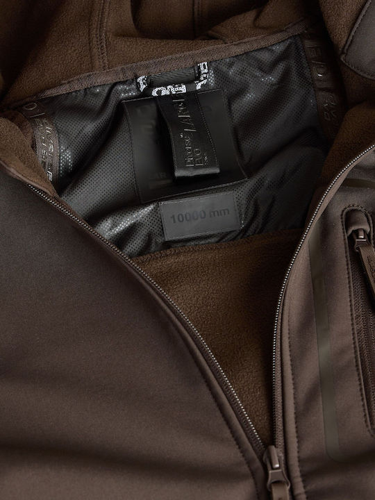 Evo Chisso 265 Χειμωνιάτικο Μπουφάν Softshell Αδιάβροχο και Αντιανεμικό Καφέ