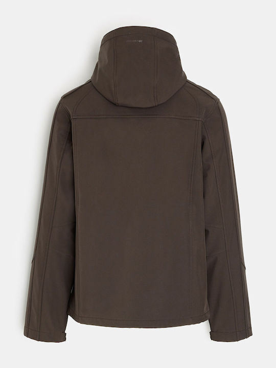 Evo Chisso 265 Χειμωνιάτικο Μπουφάν Softshell Αδιάβροχο και Αντιανεμικό Καφέ