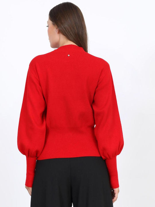 Damen Pullover Rot