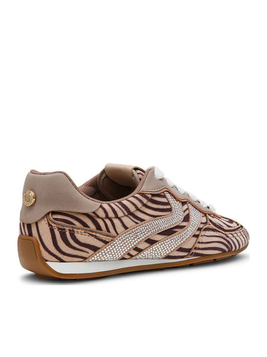 Women's Sneakers Taupe / Zebra