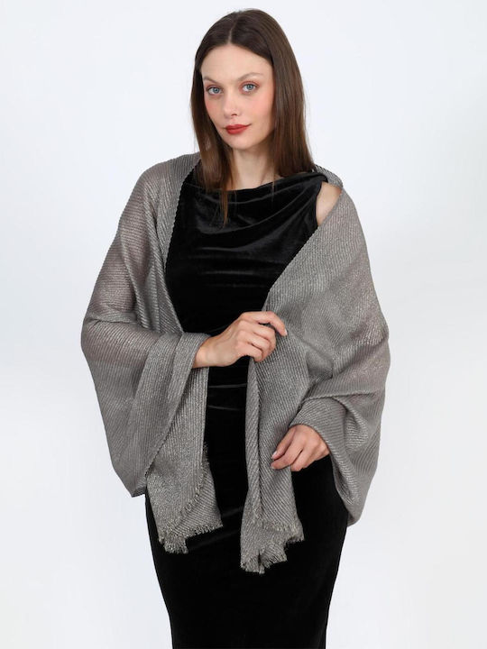 Doca Women's Grey Scarf Doca Women's Grey Scarf